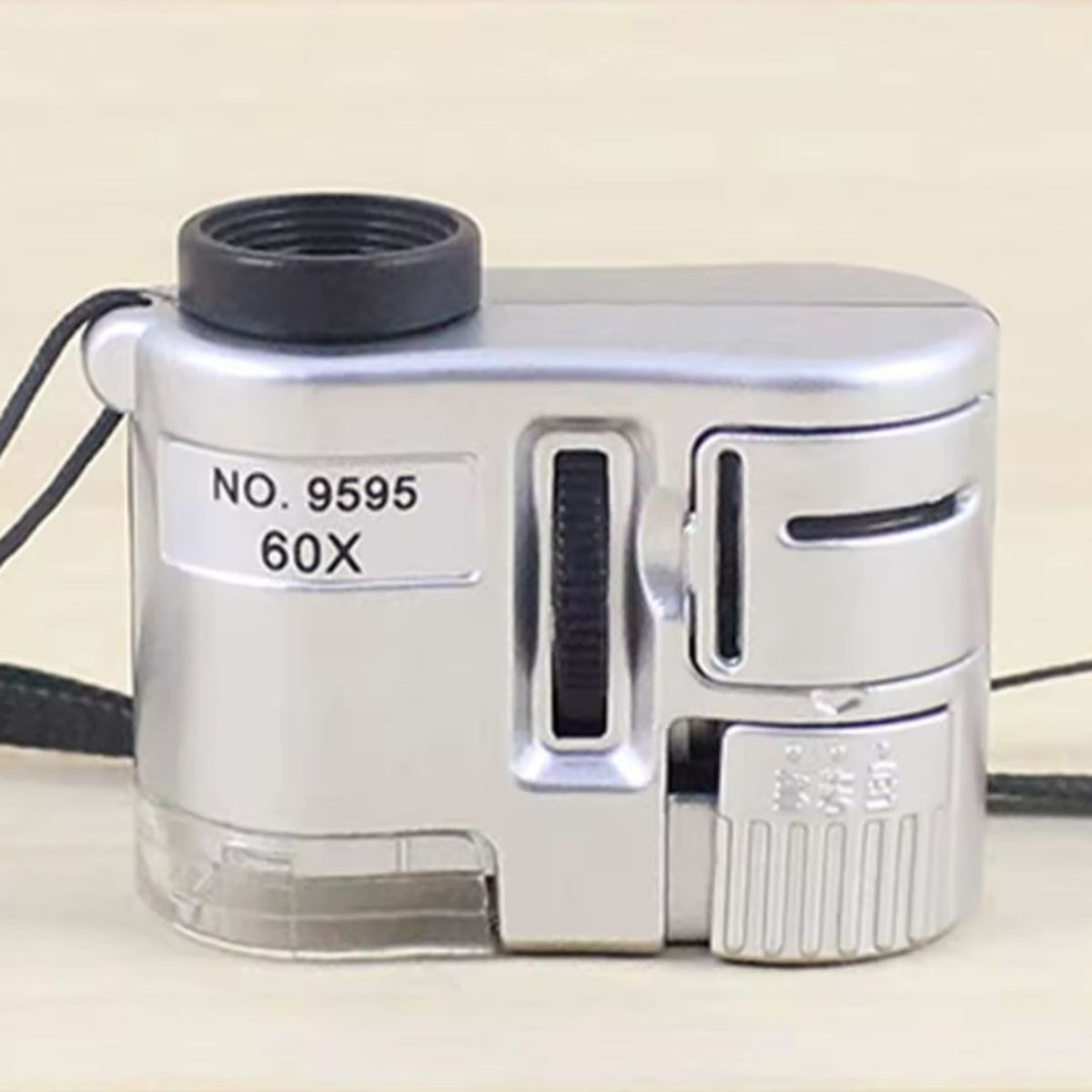 GENERICO - Lupa Portátil de Mano 60X - Detector de Billete Falso