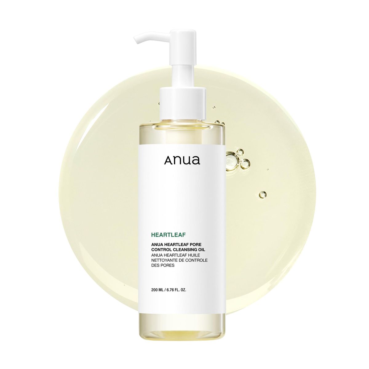 ANUA - Aceite Limpiador Control de Poros con Heartleaf 200ml Anua