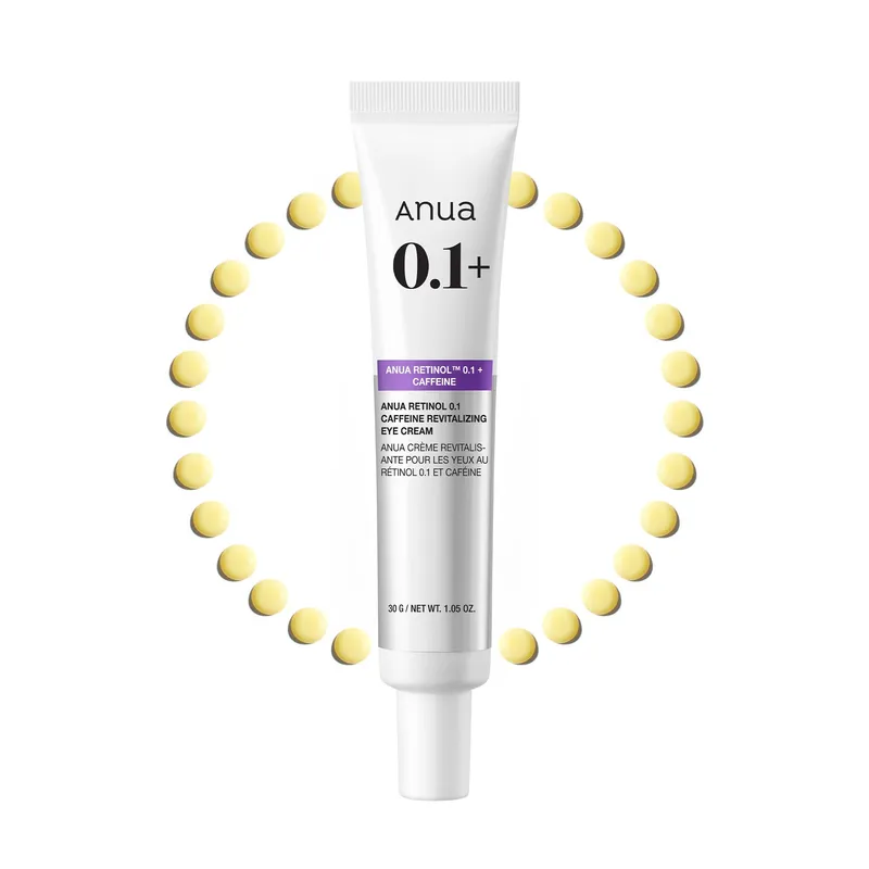 ANUA - Contorno de Ojos Revitalizante con Retinol y Cafeína 30ml Anua