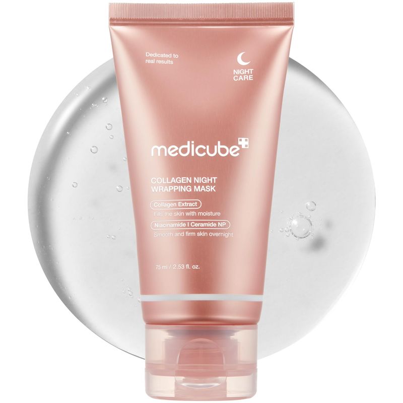 MEDICUBE - Mascarilla Facial de Noche con Colágeno 75ml Medicube