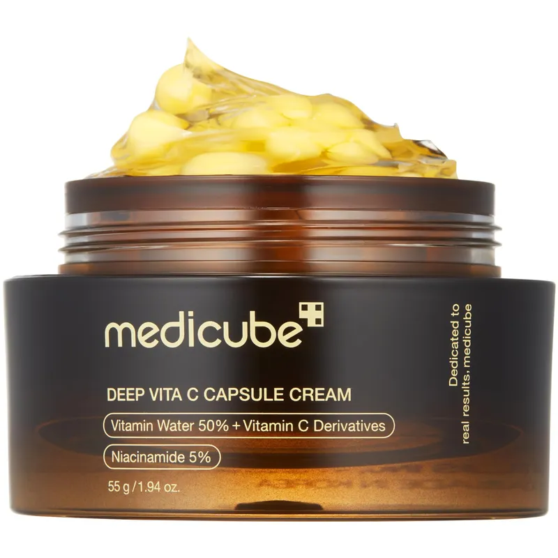 MEDICUBE - Crema Facial con Vitamina C y Cápsulas Doradas 55ml Medicube