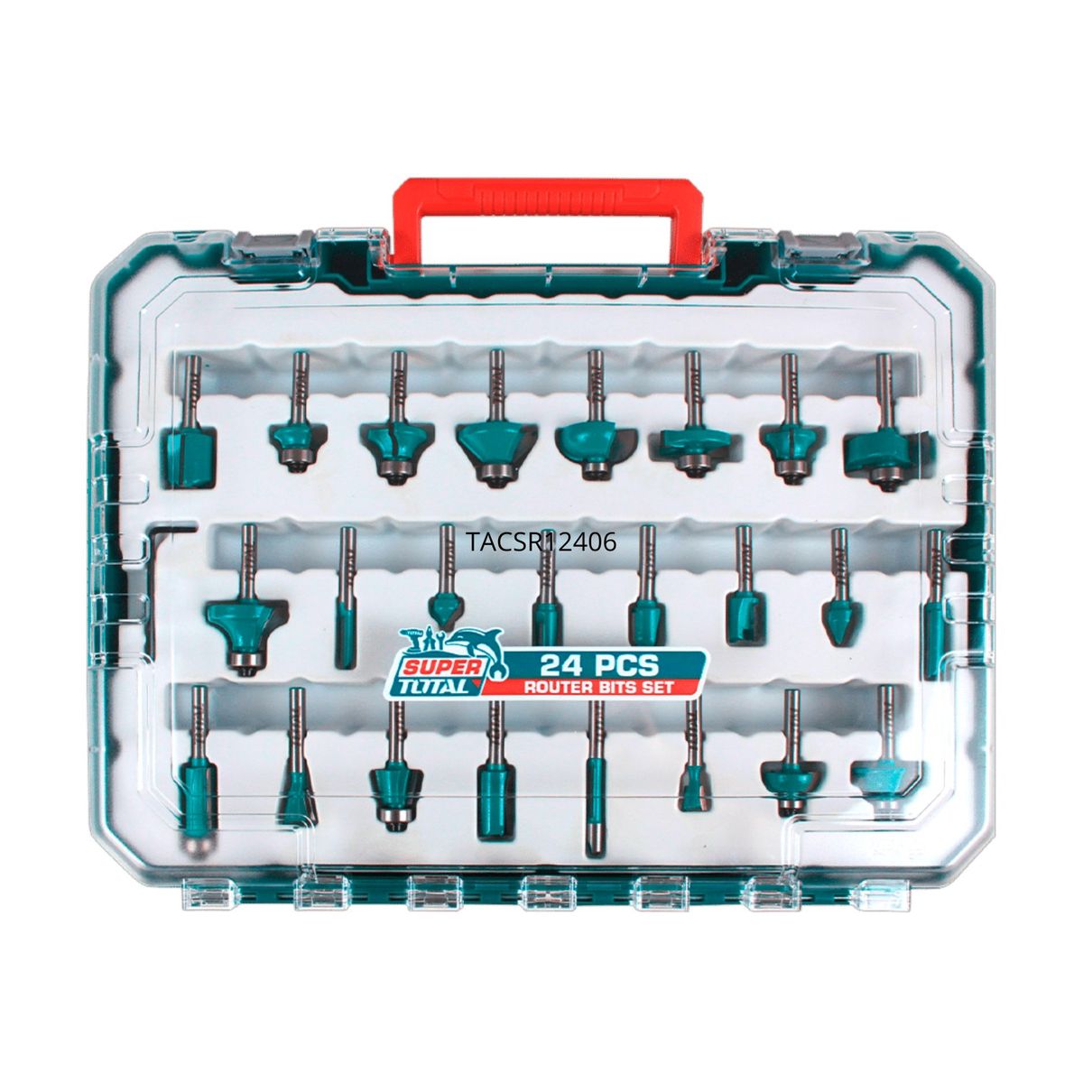 TOTAL TOOLS - Set de fresas para ruteadoras 6mm Total