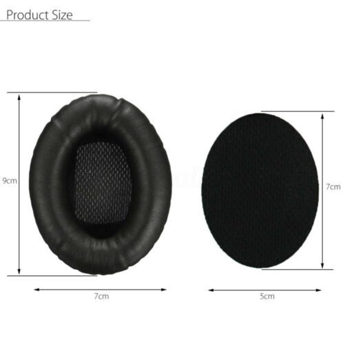 GENERICO - Almohadillas para audífonos Bose Triport TP-1 AE1 TP-1A negro