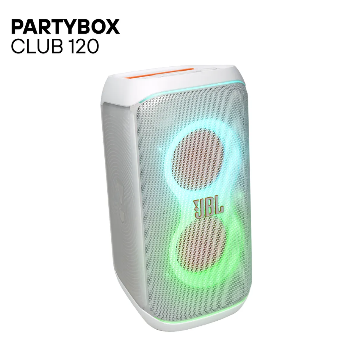 JBL - Parlante Bluetooth JBL Partybox Club 120 de hasta 12 horas - Blanco