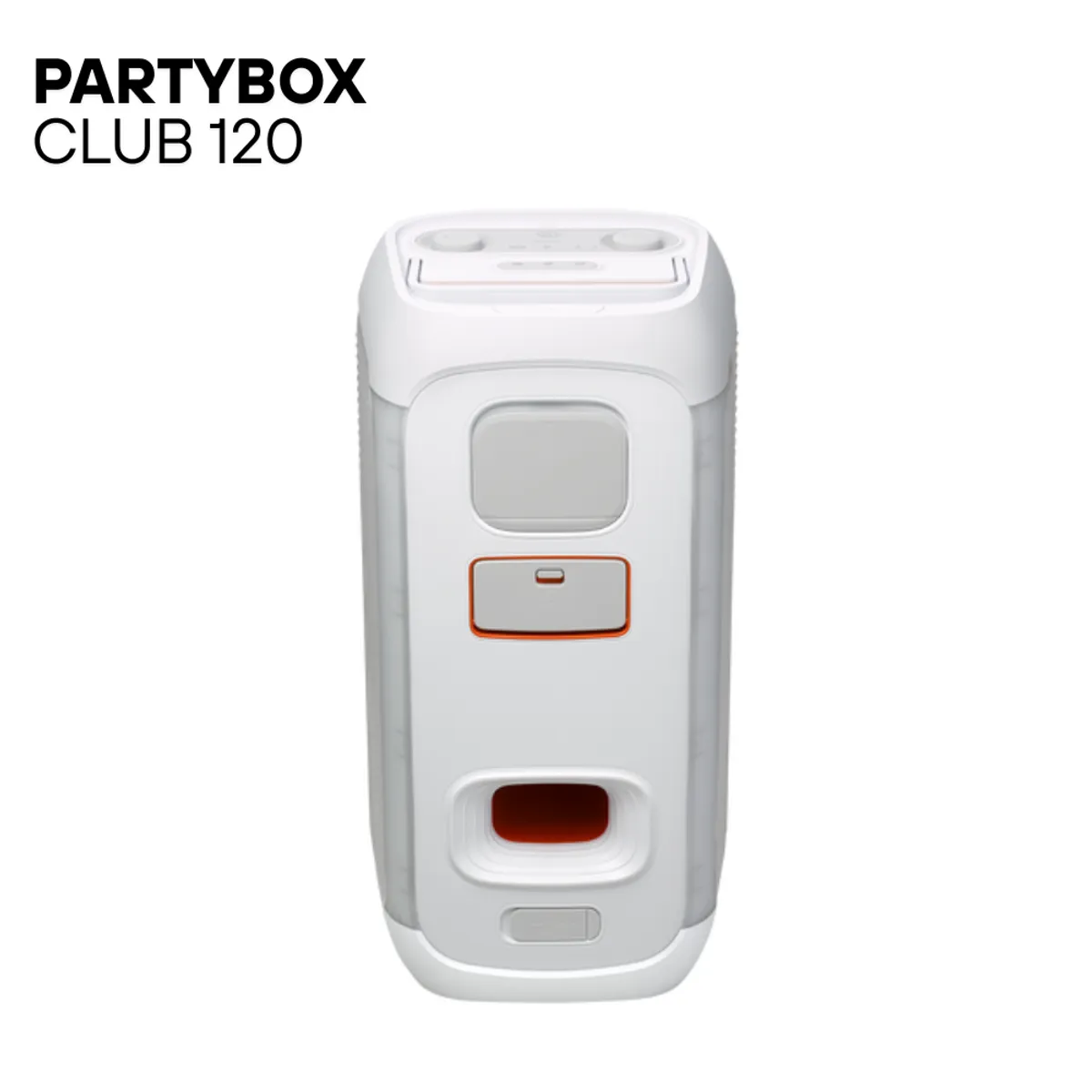 JBL - Parlante Bluetooth JBL Partybox Club 120 de hasta 12 horas - Blanco