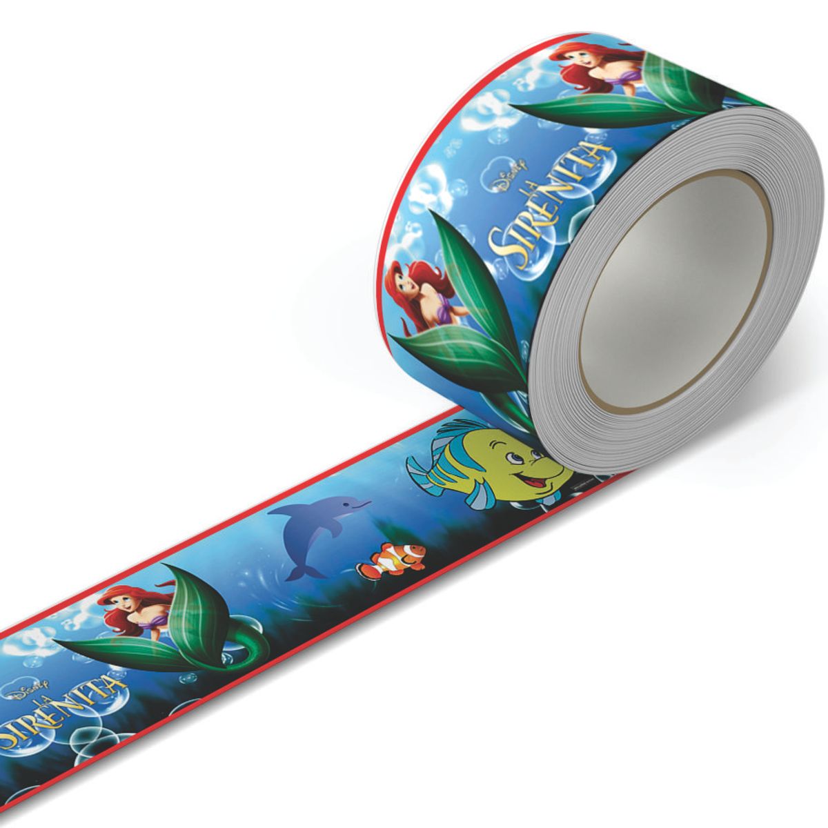 GENERICO - Cenefa Infantil Autoadhesiva para niñas – la sirenita en el mar – 5.92 mts