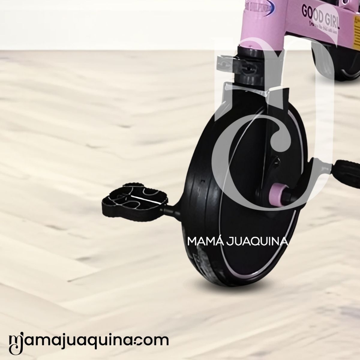 BABY - Triciclo Guiador para Niños «VOLTIN» de Lujo Pink