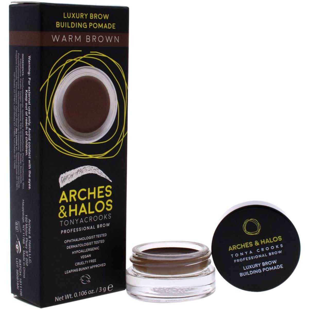 ARCHES AND HALOS - Pomada para la construcción de cejas de lujo-0.1oz