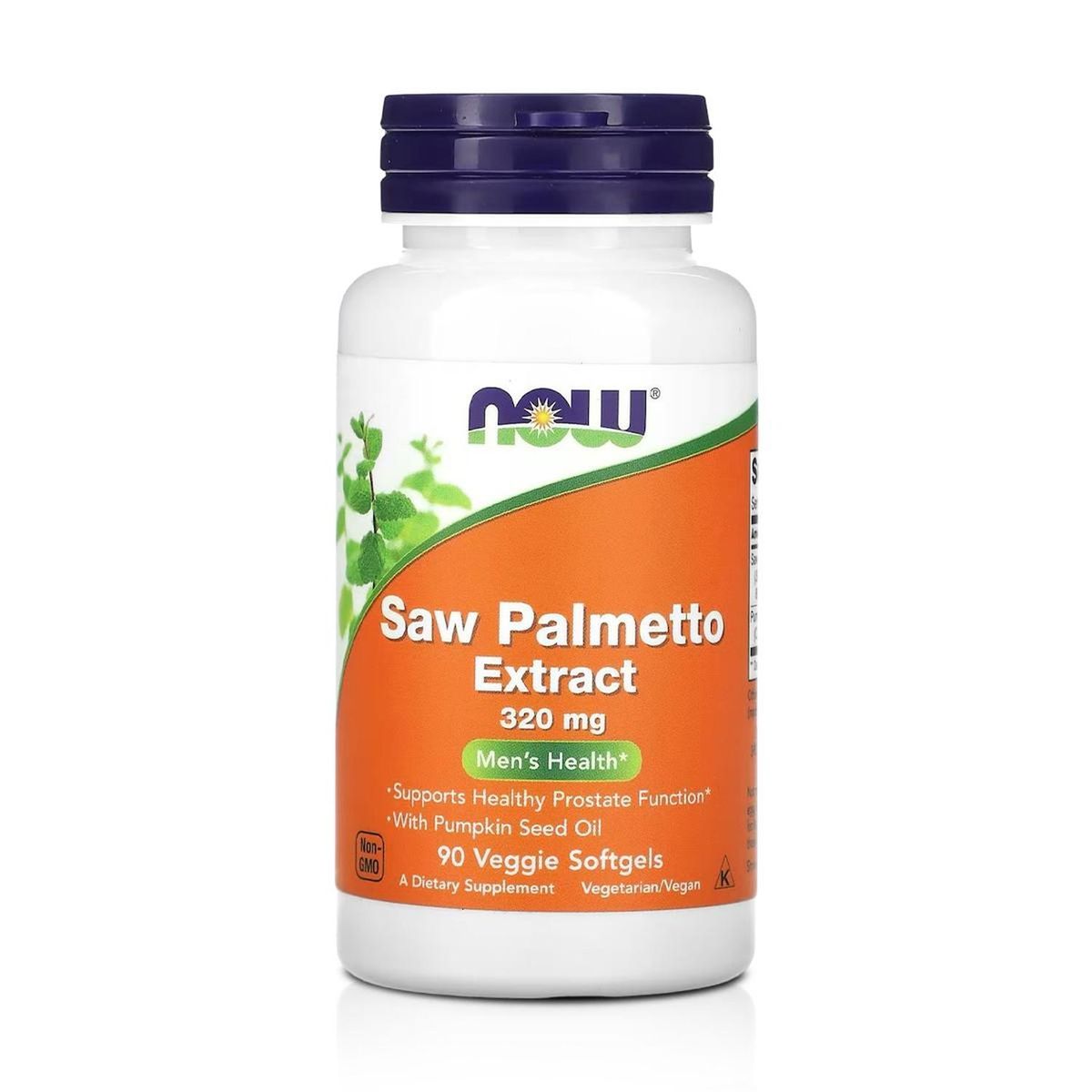 NOW - Saw Palmetto Extract 320mg (90 Softgels) – NOW Foods