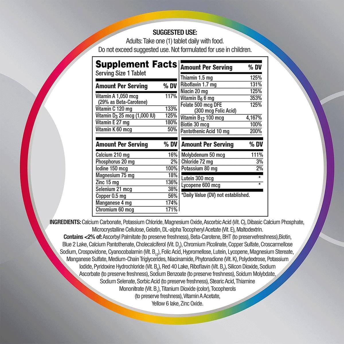 CENTRUM - Silver Men 50+ (200 Tabletas) – Centrum