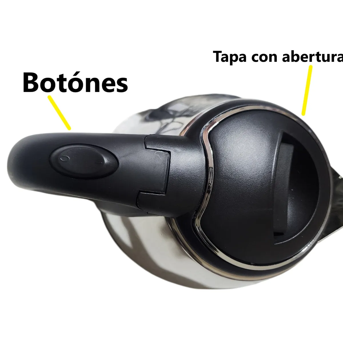 GENERICO - Hervidor Eléctrico Jarra De Agua 2 Litros Acero Inoxidable SC-20