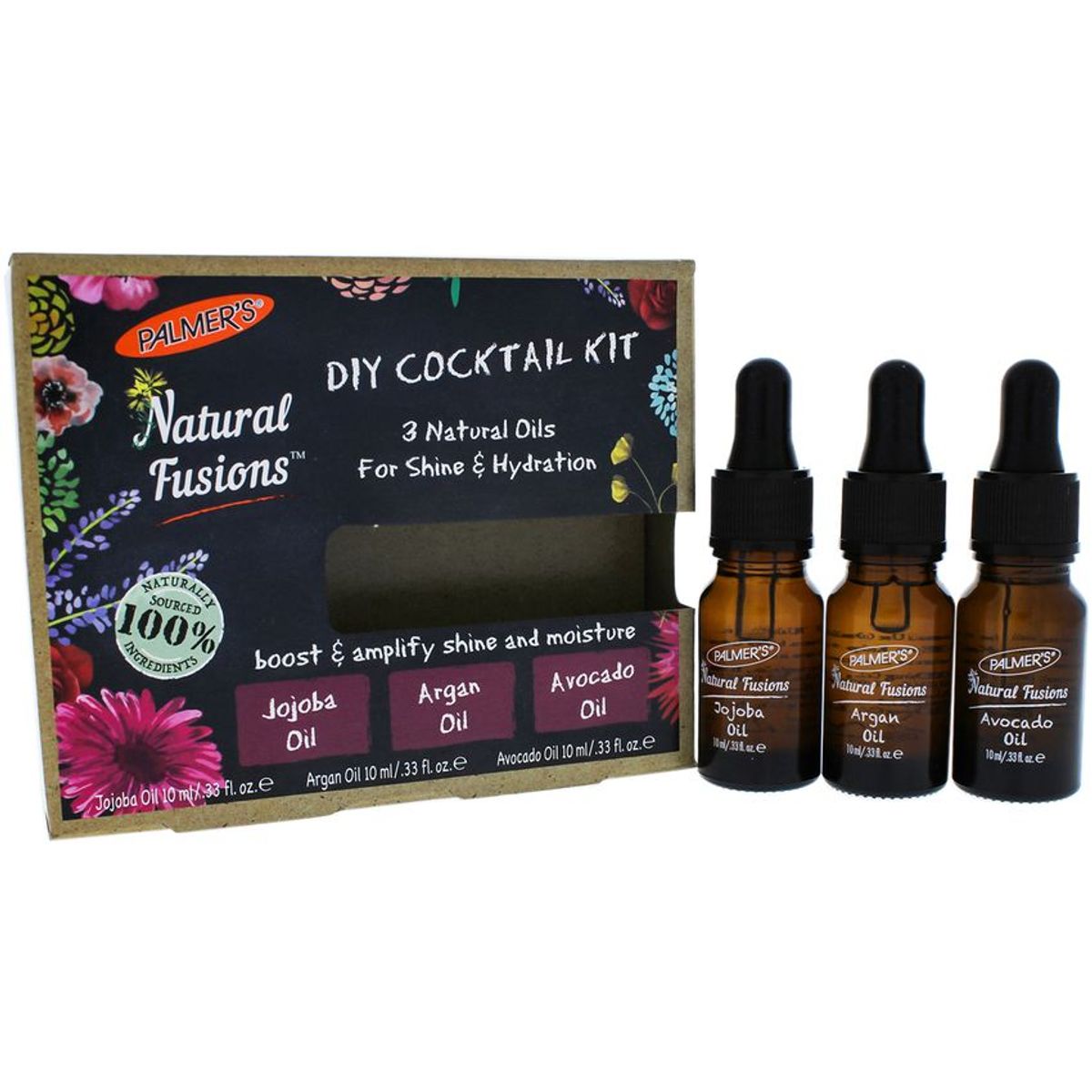 PALMERS - Natural Fusions Shine Hiratacion Kit Coctel IY-Palmers-Unise3 0.33oz