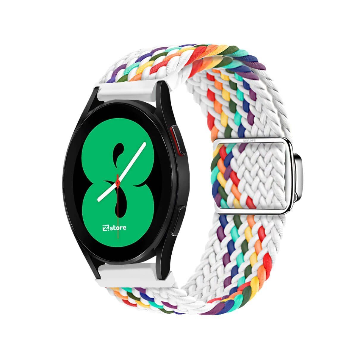 GENERICO - Correa de Nylon Para Samsung Galaxy Watch 4-5 con Broche Magnético multicolor