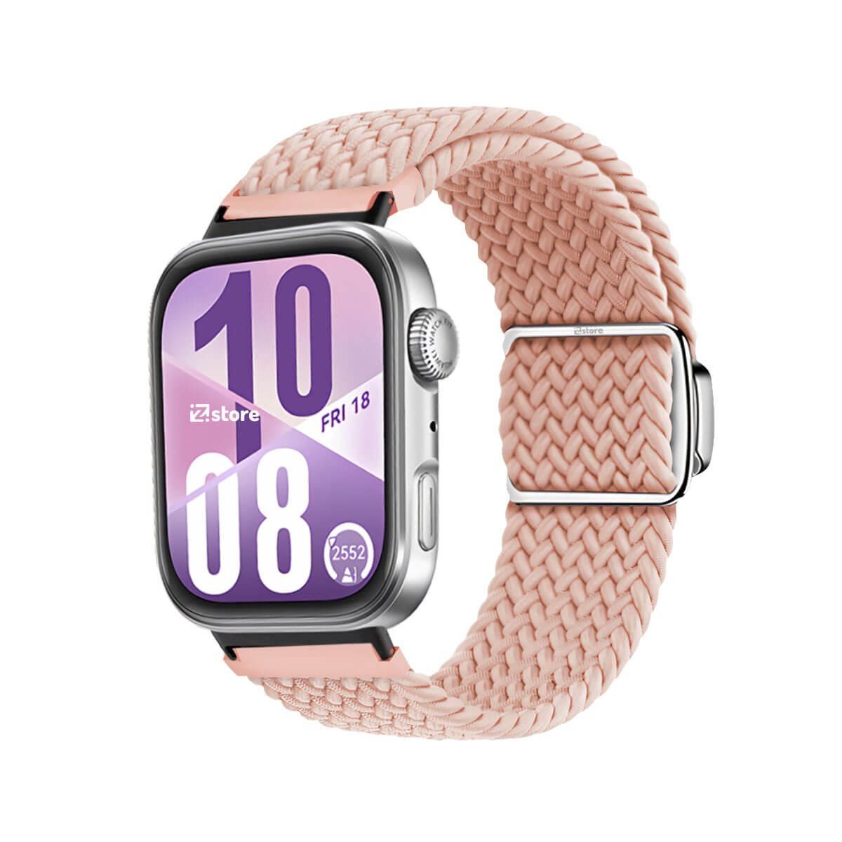 GENERICO - Correa de Nylon para Huawei Watch Fit 4 Broche Magnético melón Black