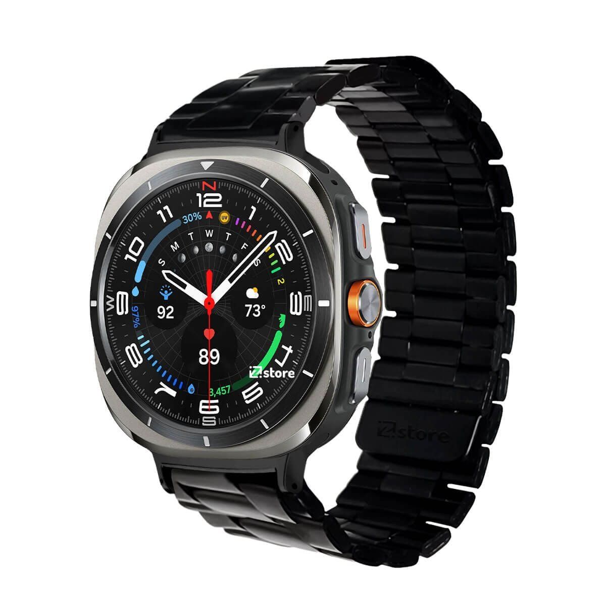 GENERICO - Correa de Nylon Para Samsung Galaxy Watch Ultra Negro