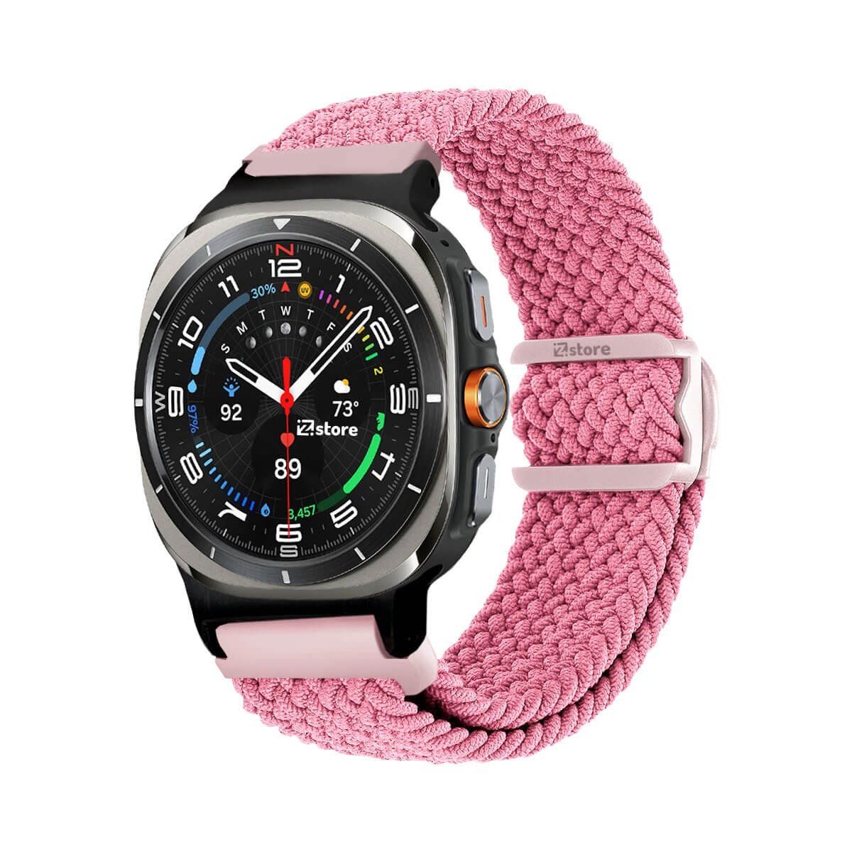 GENERICO - Correa de Nylon Para Samsung Galaxy Watch Ultra Rosado