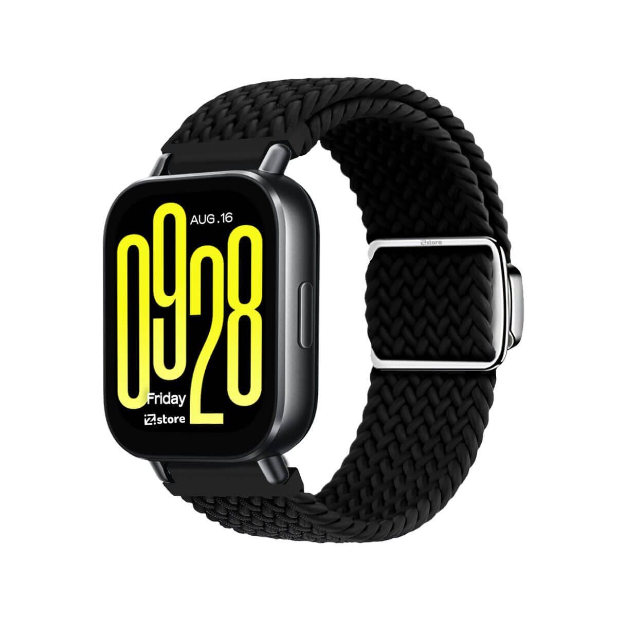 GENERICO - Correa de Nylon Para Redmi Watch 5 Active con Broche Magnético negro