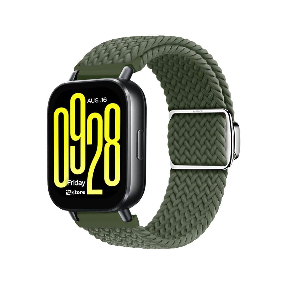 GENERICO - Correa de Nylon Para Redmi Watch 5 Active con Broche Magnético verde militar