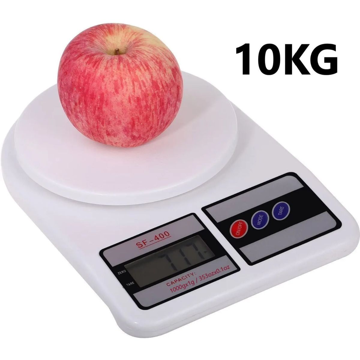 GENERICO - Balanza Electrónica Digital 10kg Sf-400 para Comida y Joyas