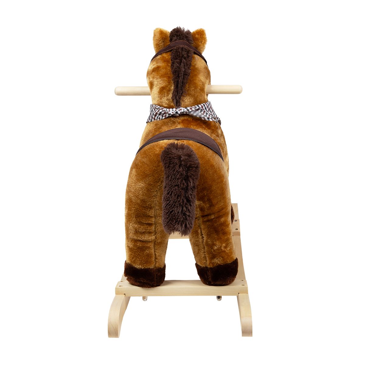 CARESTINO - Peluche Mecedor +18 Meses Carestino Caballo Marron