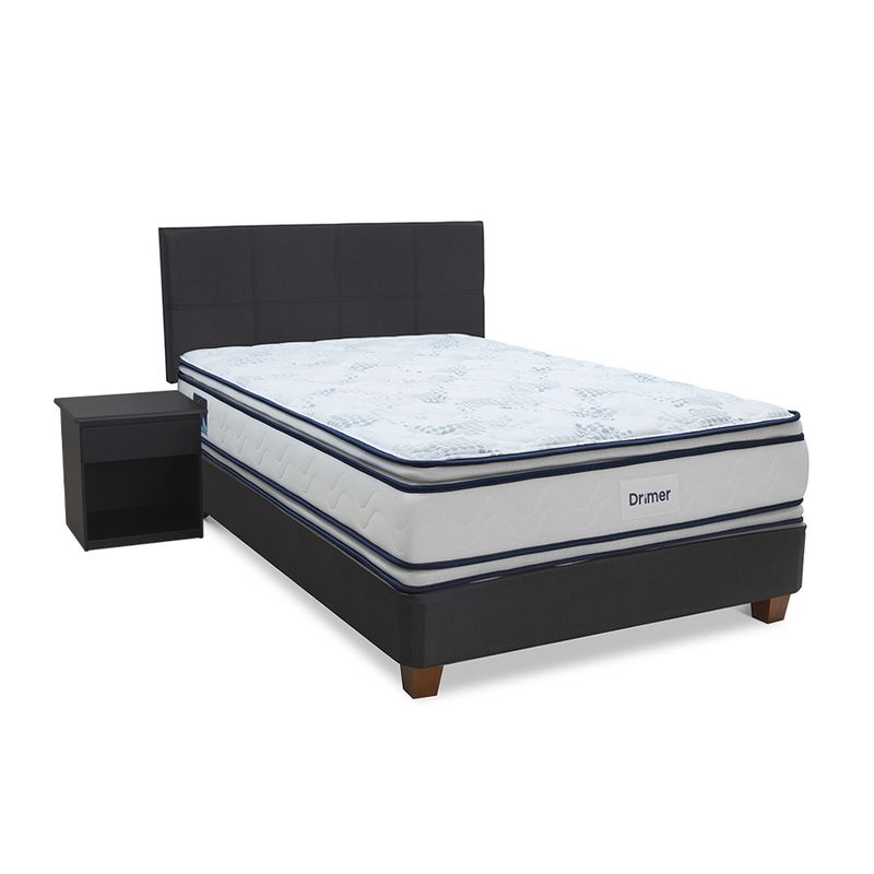 DRIMER - Juego de Dormitorio Echo Fiamma 1.5 Plazas