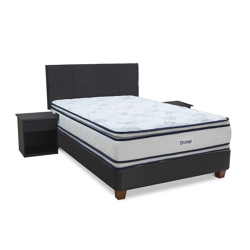 DRIMER - Juego de Dormitorio Echo Fiamma 2 Plazas