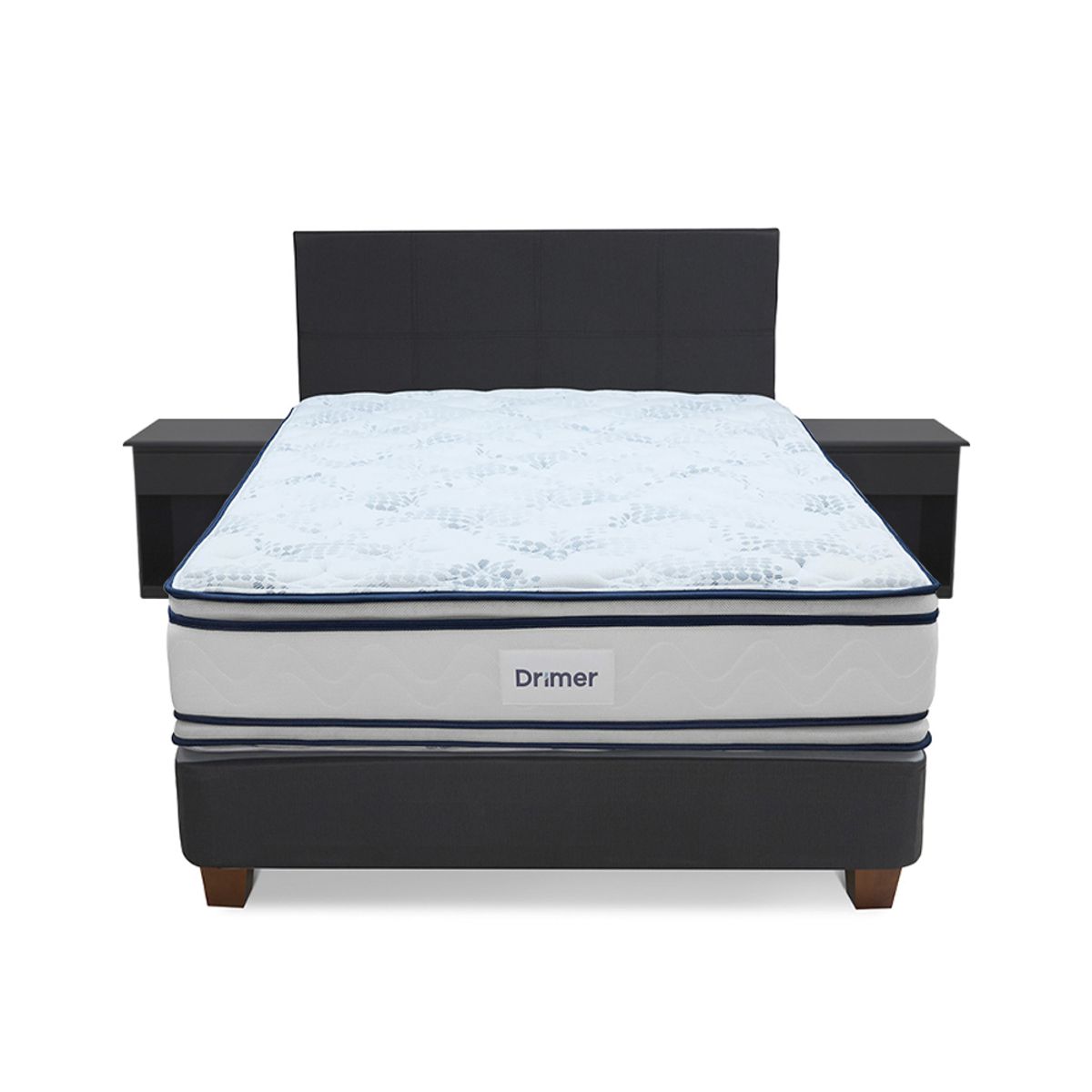 DRIMER - Juego de Dormitorio Echo Fiamma 2 Plazas