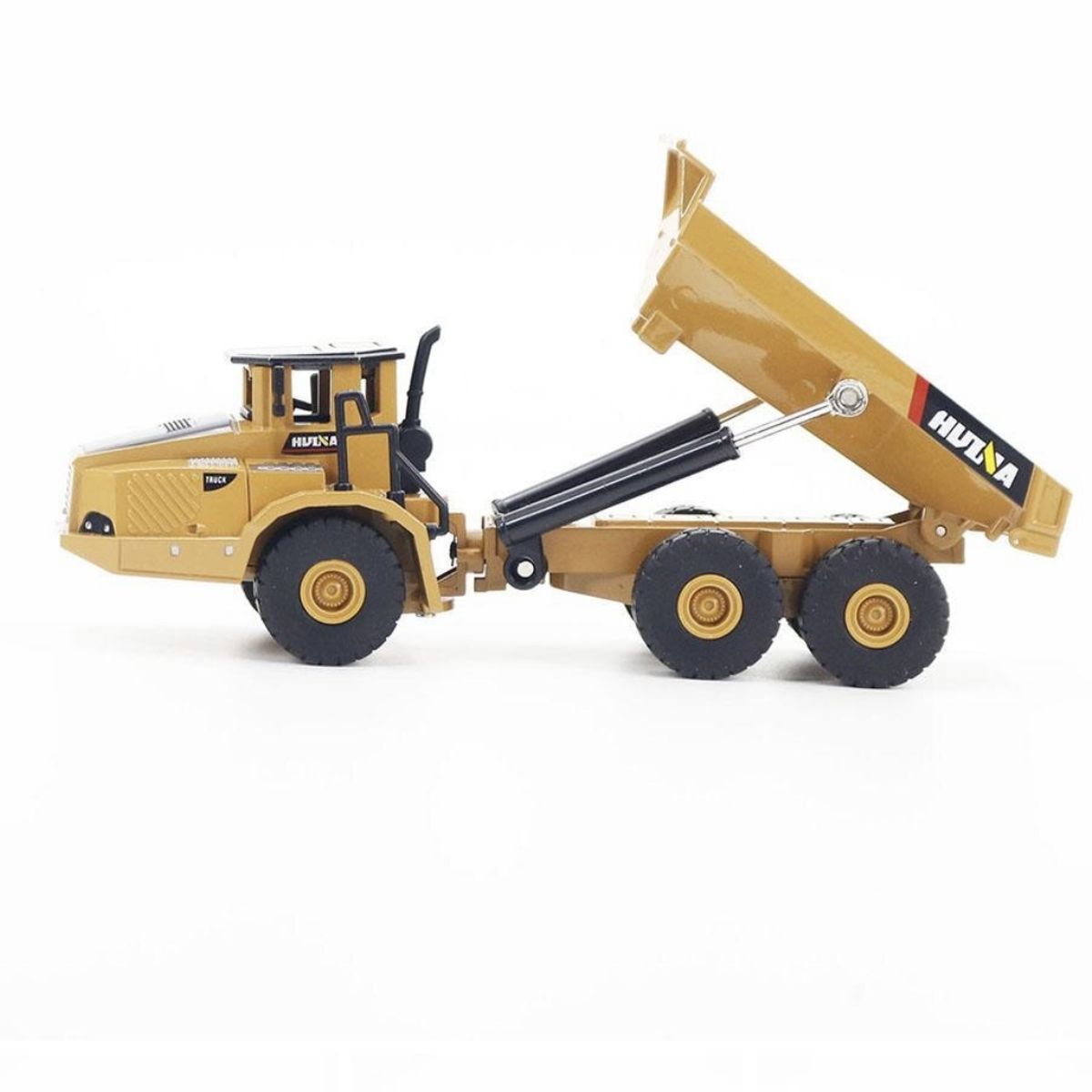 HUINA - Volquete Articulado de Metal en Miniatura