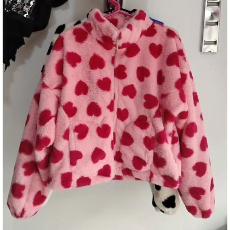 GENERICO - CASACA PELUCHE ESTILO PINTEREST PARA MUJER INVIERNO