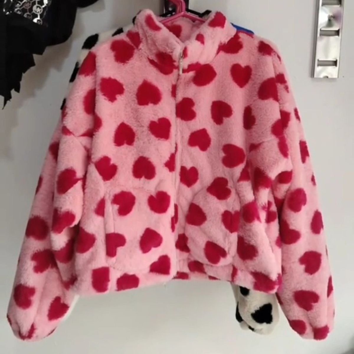 GENERICO - CASACA PELUCHE ESTILO PINTEREST PARA MUJER INVIERNO