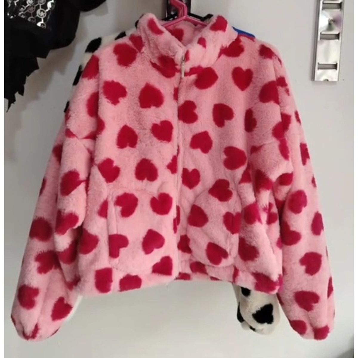 GENERICO - CASACA PELUCHE ESTILO PINTEREST PARA MUJER INVIERNO