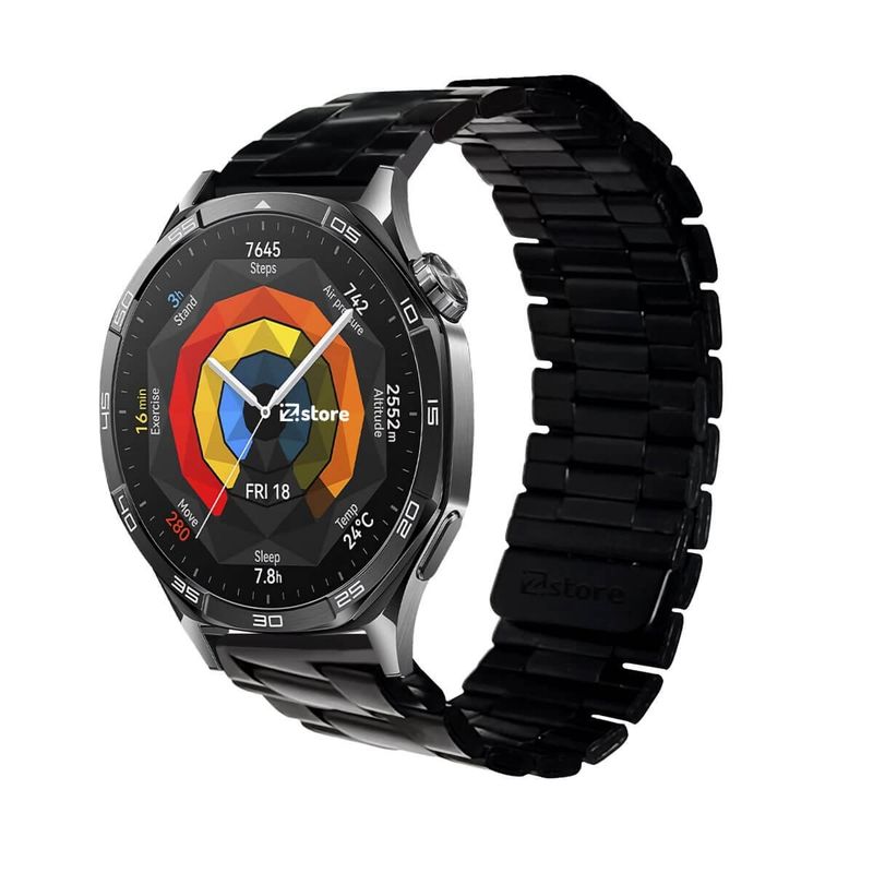 GENERICO - Correa de Metal Para Huawei Watch GT5 46mm negro