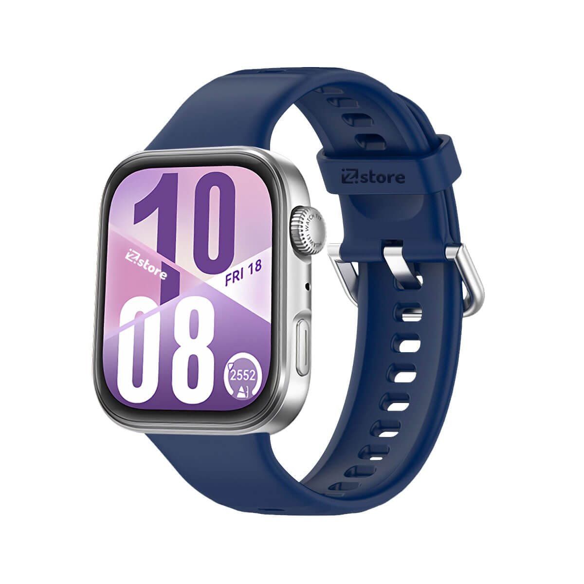 GENERICO - Correa Silicona Para Huawei Watch Fit 4 Azul Oscuro