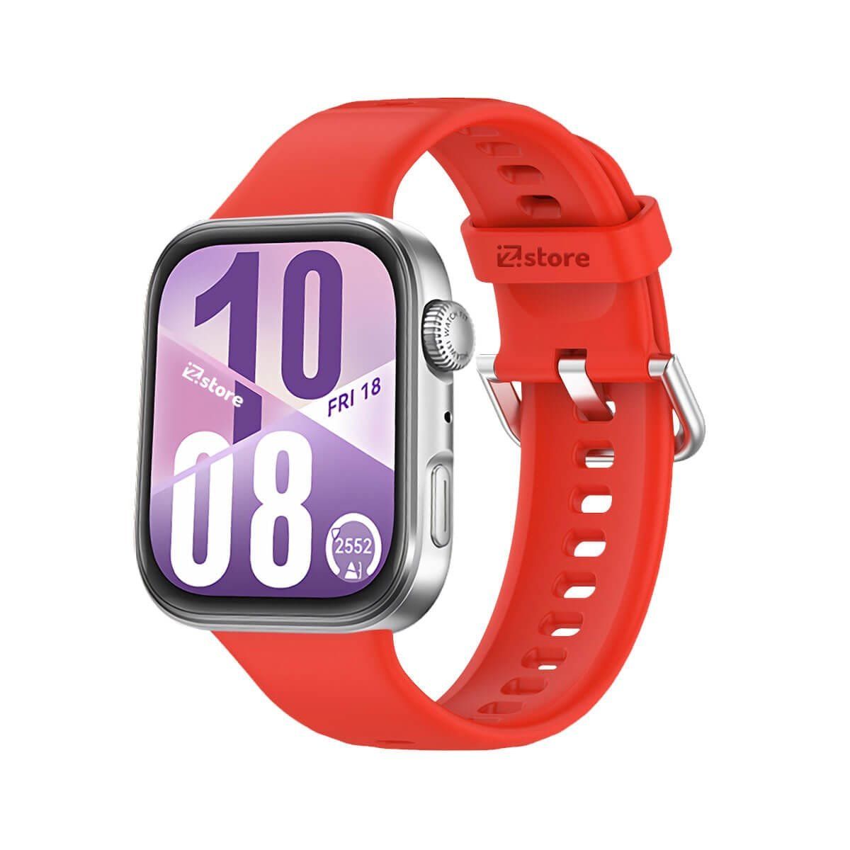 GENERICO - Correa Silicona Para Huawei Watch Fit 4 Rojo