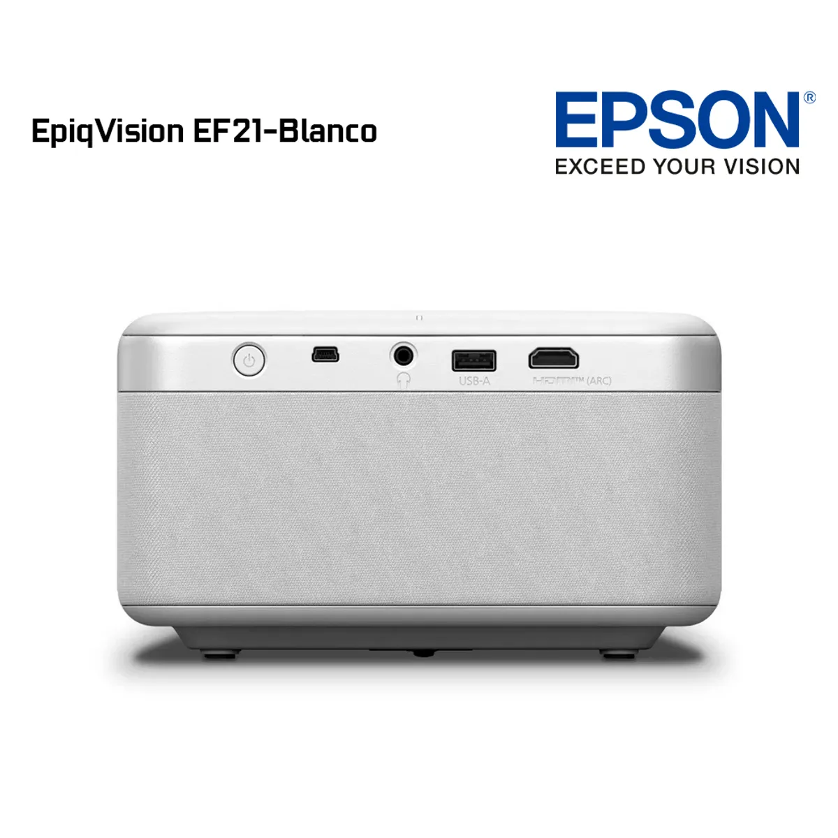 EPSON - Proyector Láser Pórtatil Smart Epson EpiqVision EF21-Blanco