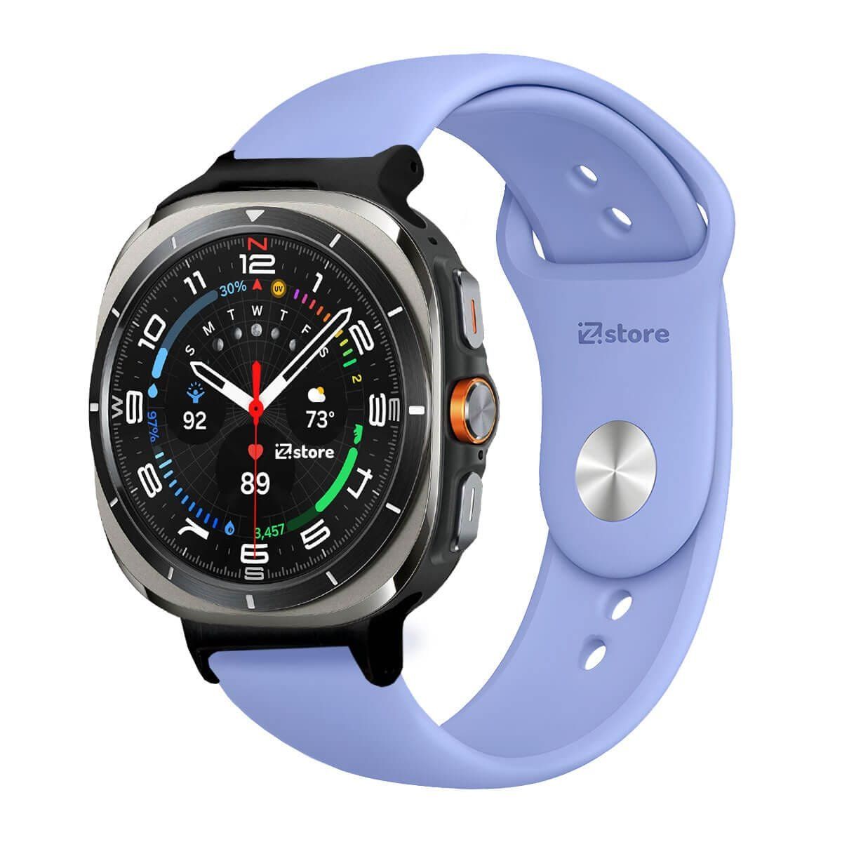 GENERICO - Correa Silicona Para Samsung Galaxy Watch Ultra Broche Lavanda