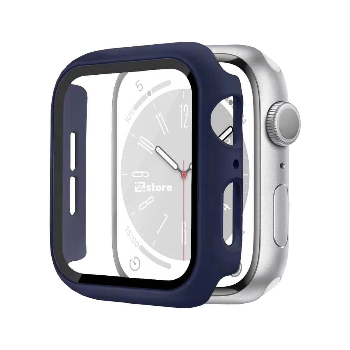 GENERICO - Case Protector Para Apple Watch Serie 1-10 44mm Azul Oscuro