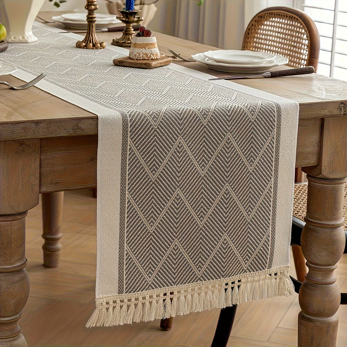 TEJICORP - Camino de mesa Judith 35 x 210 cm