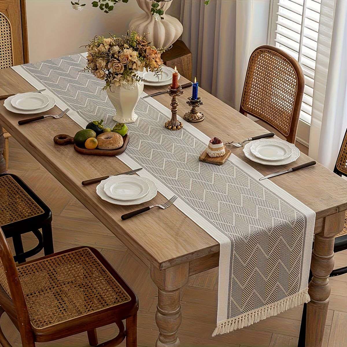 TEJICORP - Camino de mesa Judith 35 x 210 cm