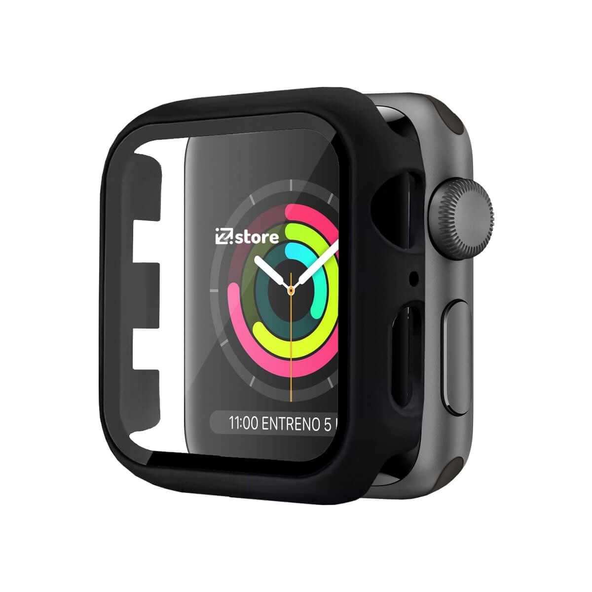 GENERICO - Case Protector Para Apple Watch Serie 1-10 38mm Negro