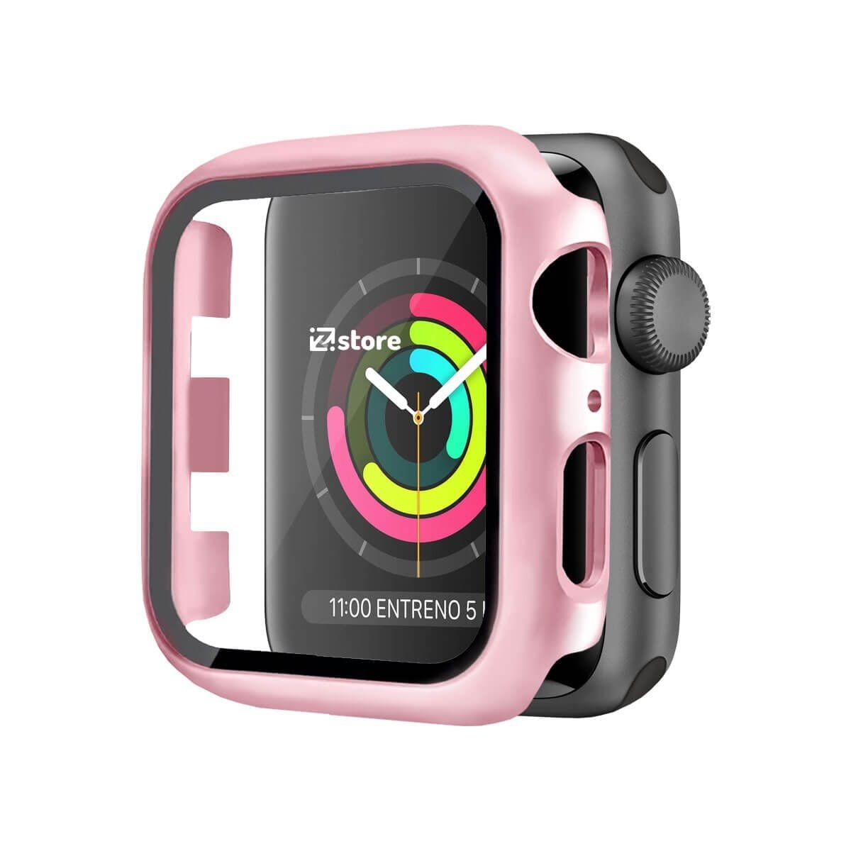 GENERICO - Case Protector Para Apple Watch Serie 1-10 38mm Rosado