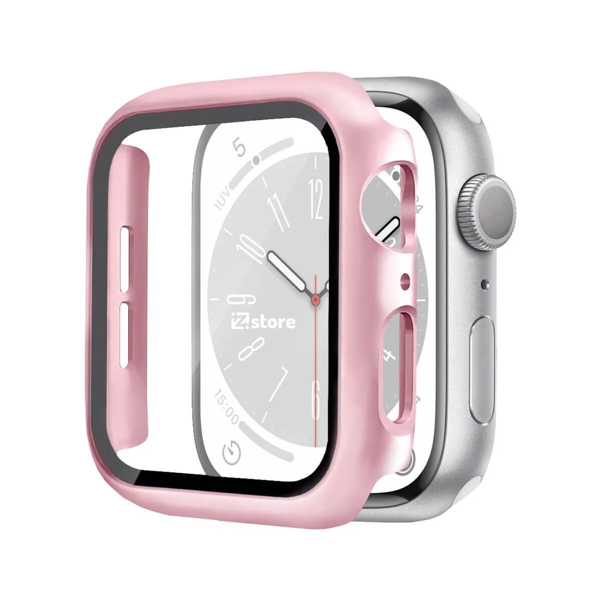 GENERICO - Case Protector Para Apple Watch Serie 1-10 44mm Rosado