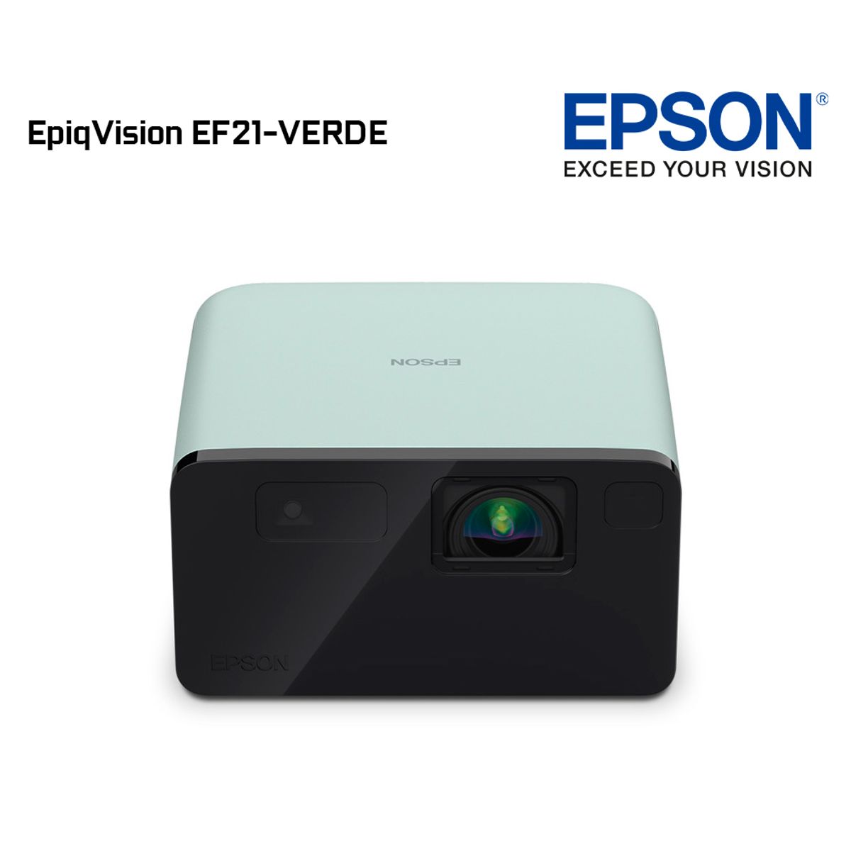 EPSON - Proyector Láser Pórtatil Smart Epson EpiqVision EF21-Verde
