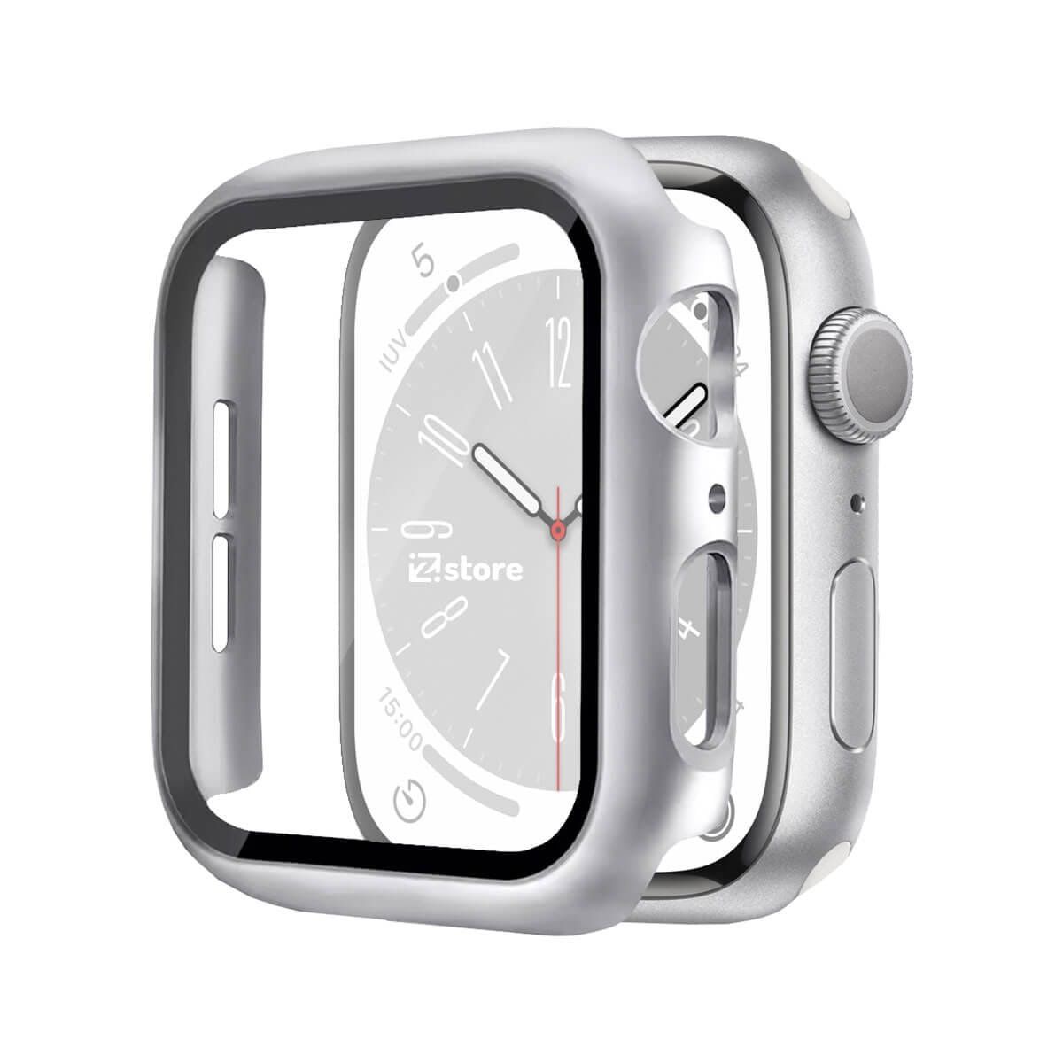 GENERICO - Case Protector Para Apple Watch Serie 1-10 44mm Silver