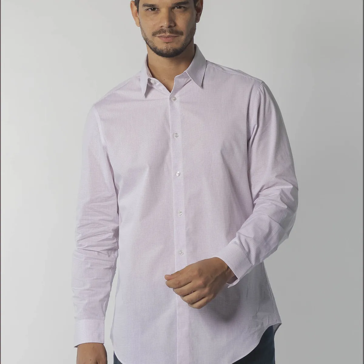 CALVIN KLEIN - CAMISA VESTIR DRESS SHIRT LS SLIM FIT