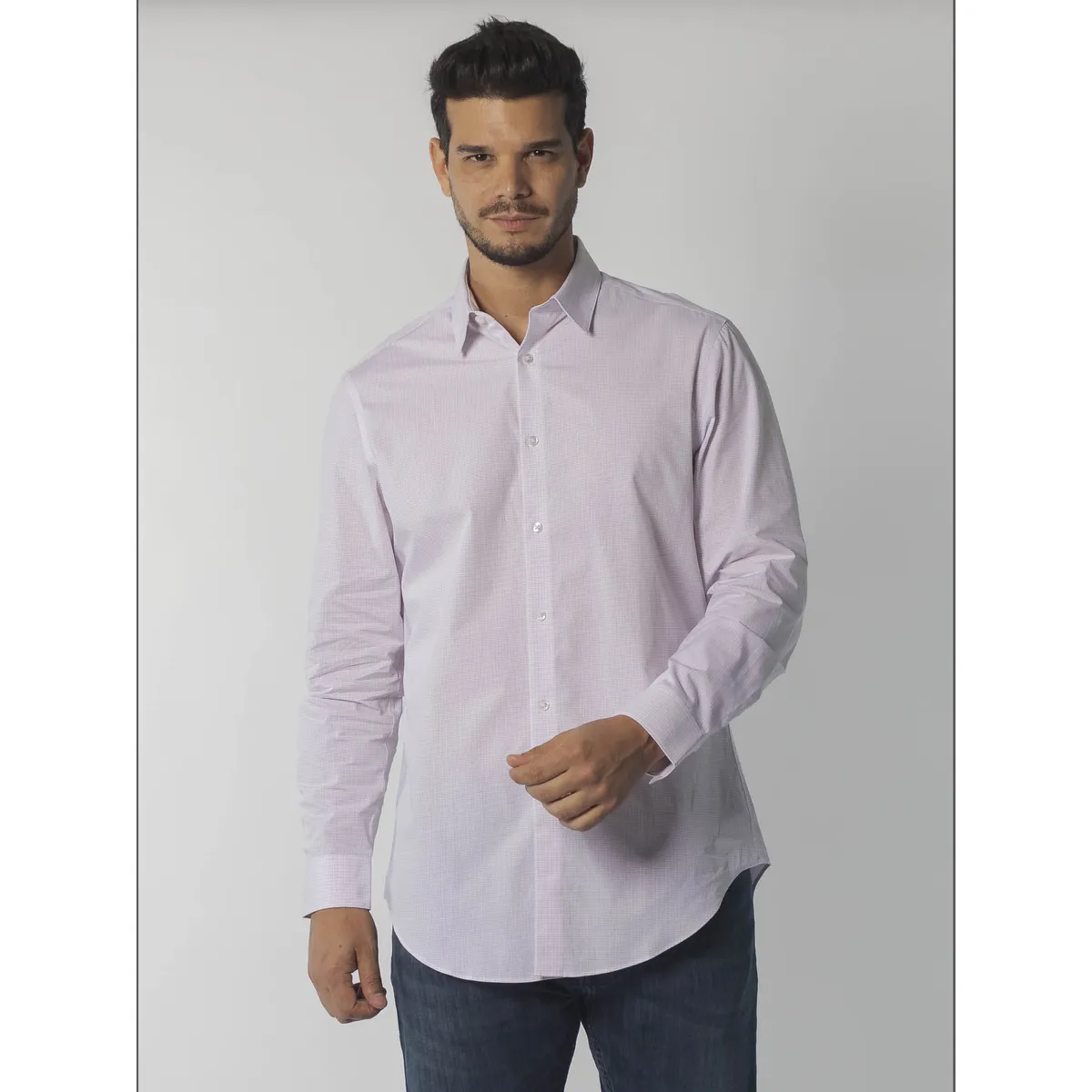 CALVIN KLEIN - CAMISA VESTIR DRESS SHIRT LS SLIM FIT