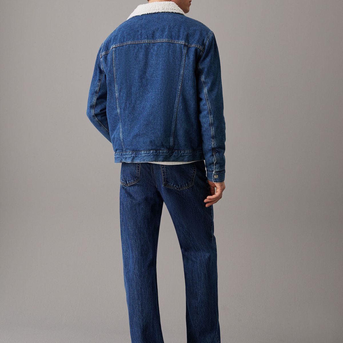 CALVIN KLEIN - CASACA REGULAR SHERPA DENIM JACKET