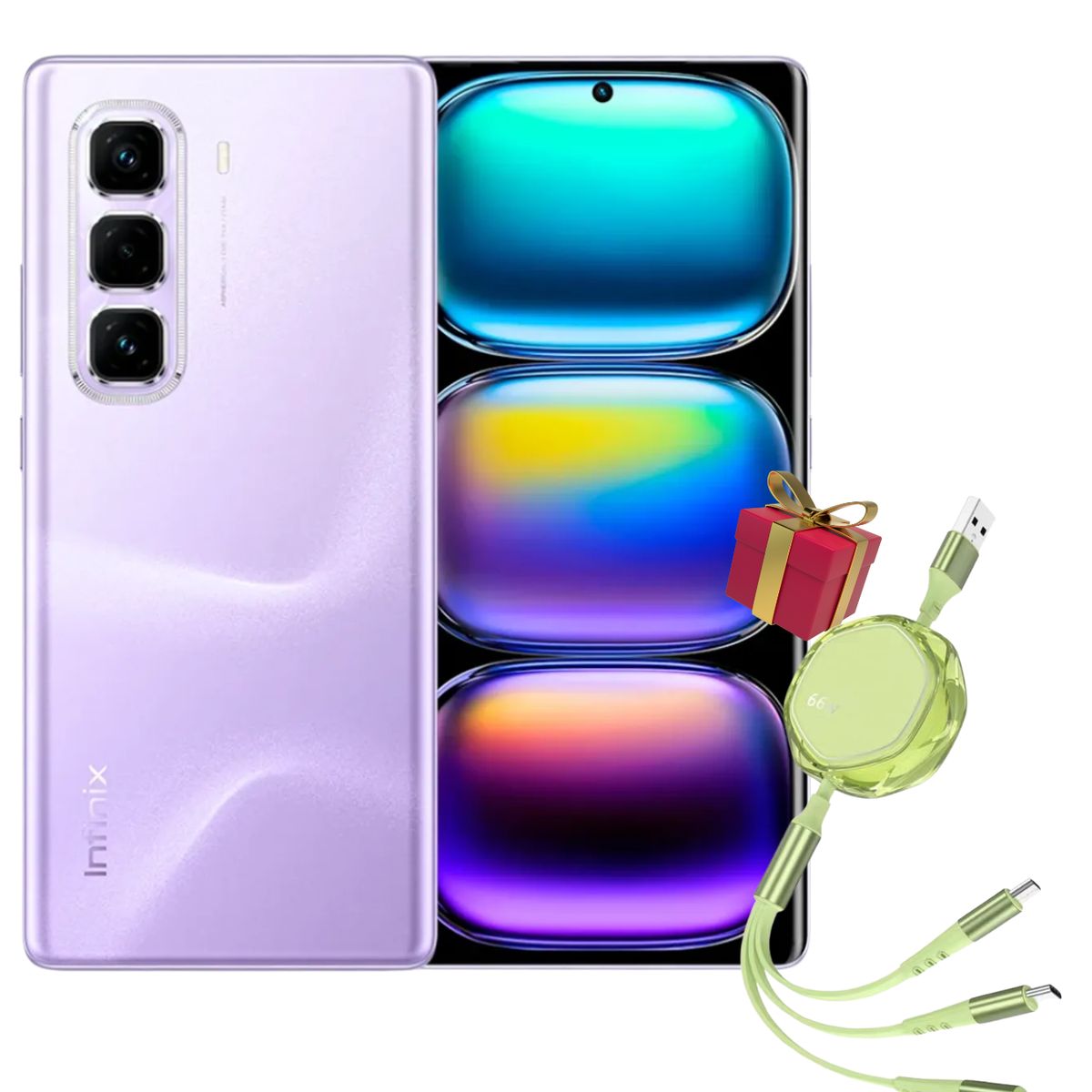 INFINIX - INFINIX HOT 50 PRO PLUS MORADO 8+8RAM 256GB(OBSEQUIO DATA CABLE INFINIX) - REGISTRADO