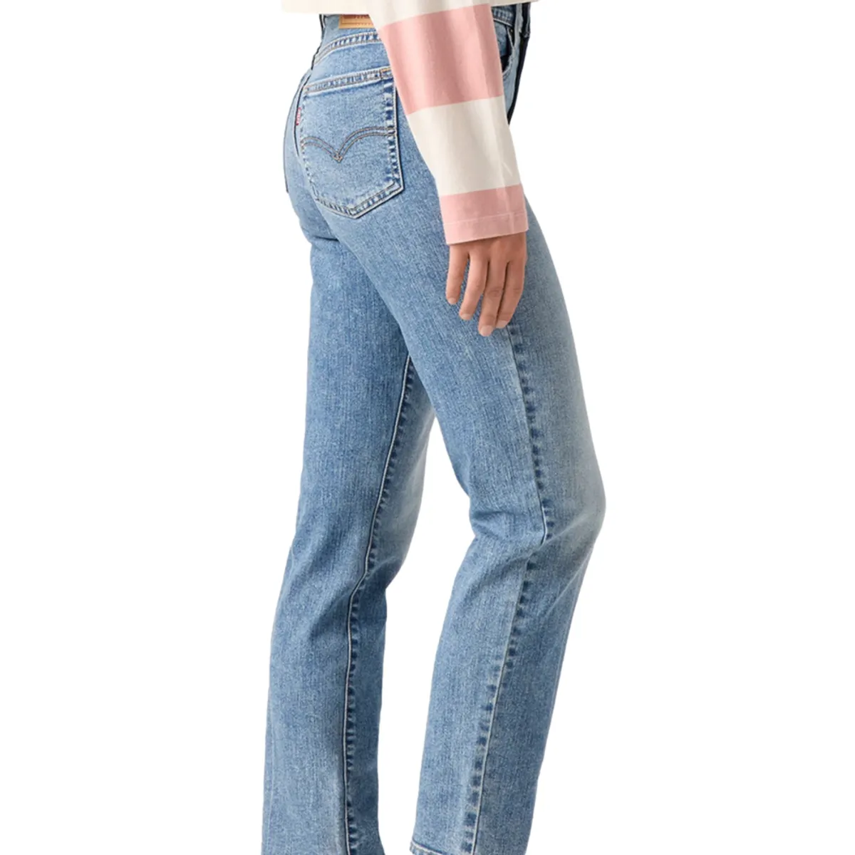 LEVIS - Jeans Mujer 724 High Rise Straight Celeste Levis