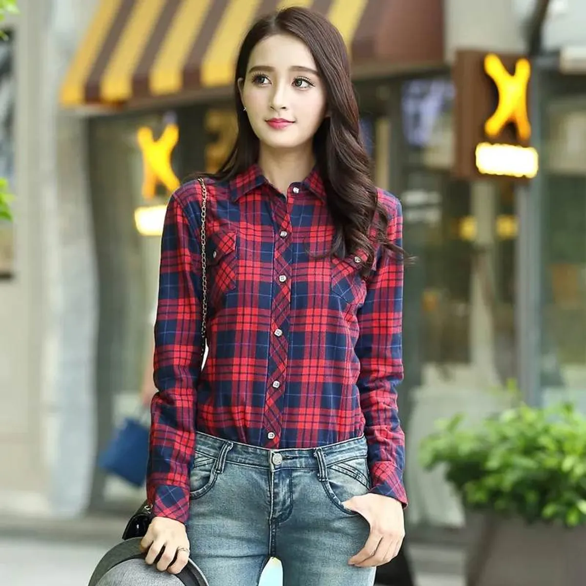 FASHION - CAMISAS LEÑADORAS PARA MUJER